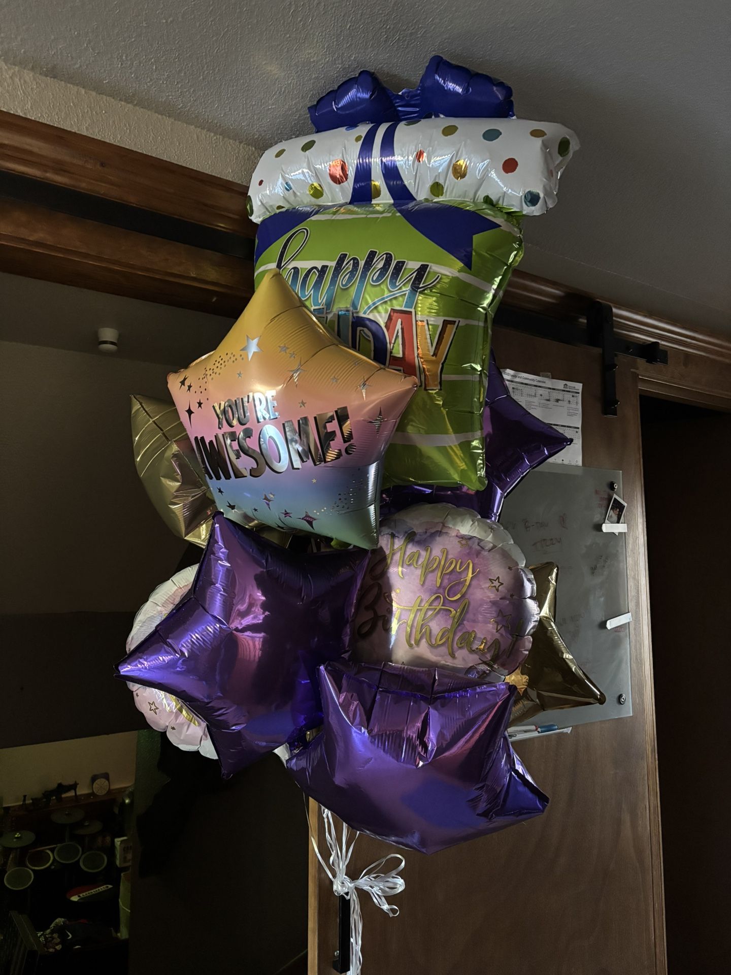 Birthday balloons 9 Of Them