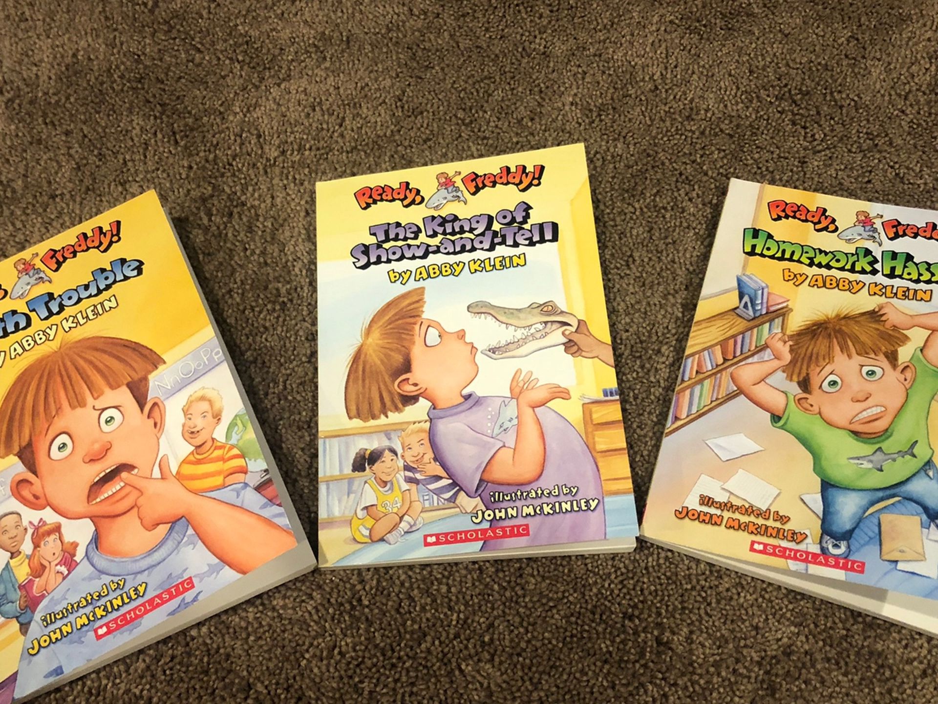 Set Of 3 Ready Freddy Books