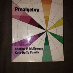PreAlgebra McKeague, Pawlik Textbook