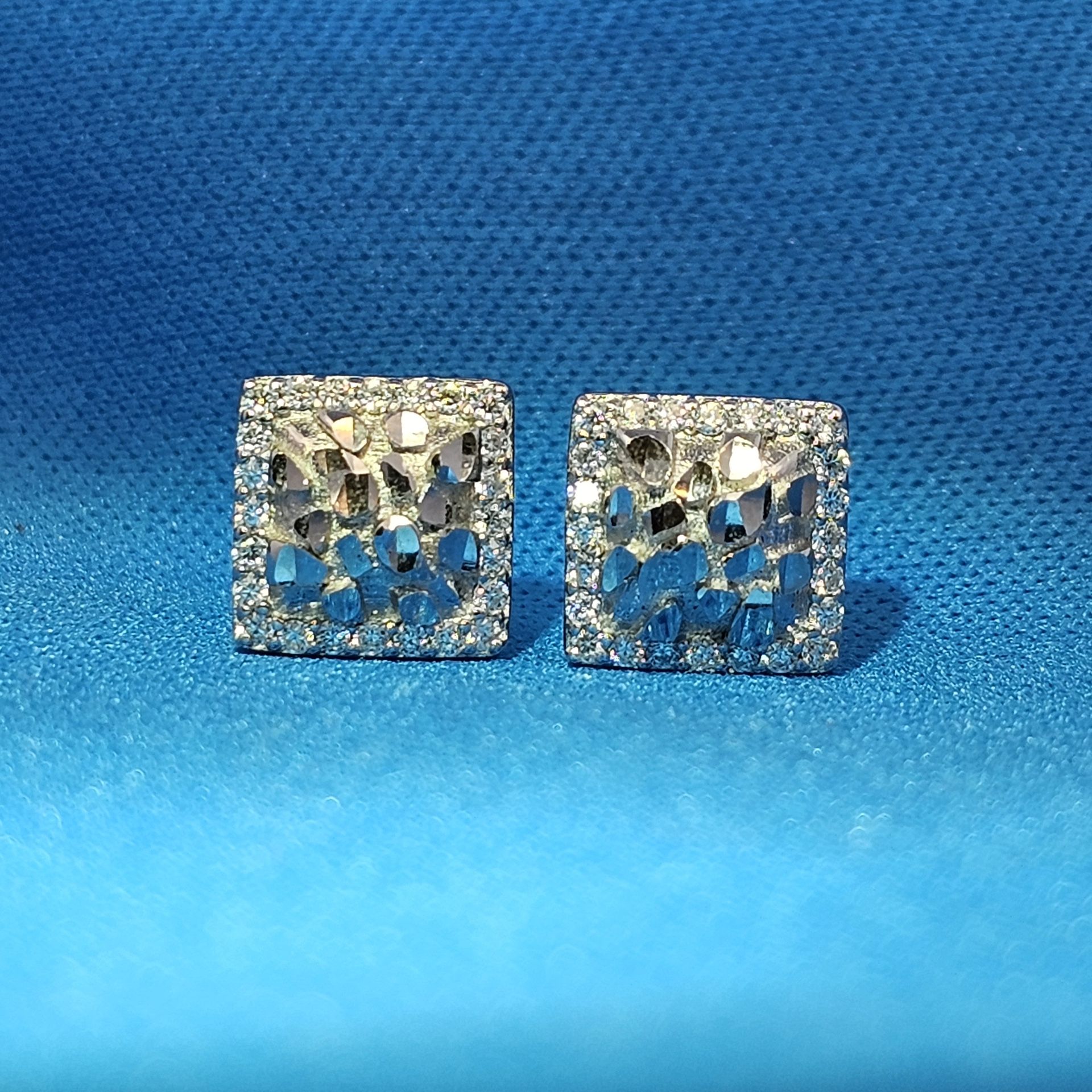 Moissanite 0.30 ctw Square Earrings