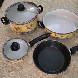 Rooster Cookware Set