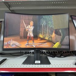 Dell - S3220DGF 32* LED Curved QHD FreeSync Monitor
