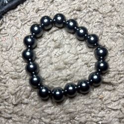 Adult Stretch Bracelet. 12 Mm Beads.