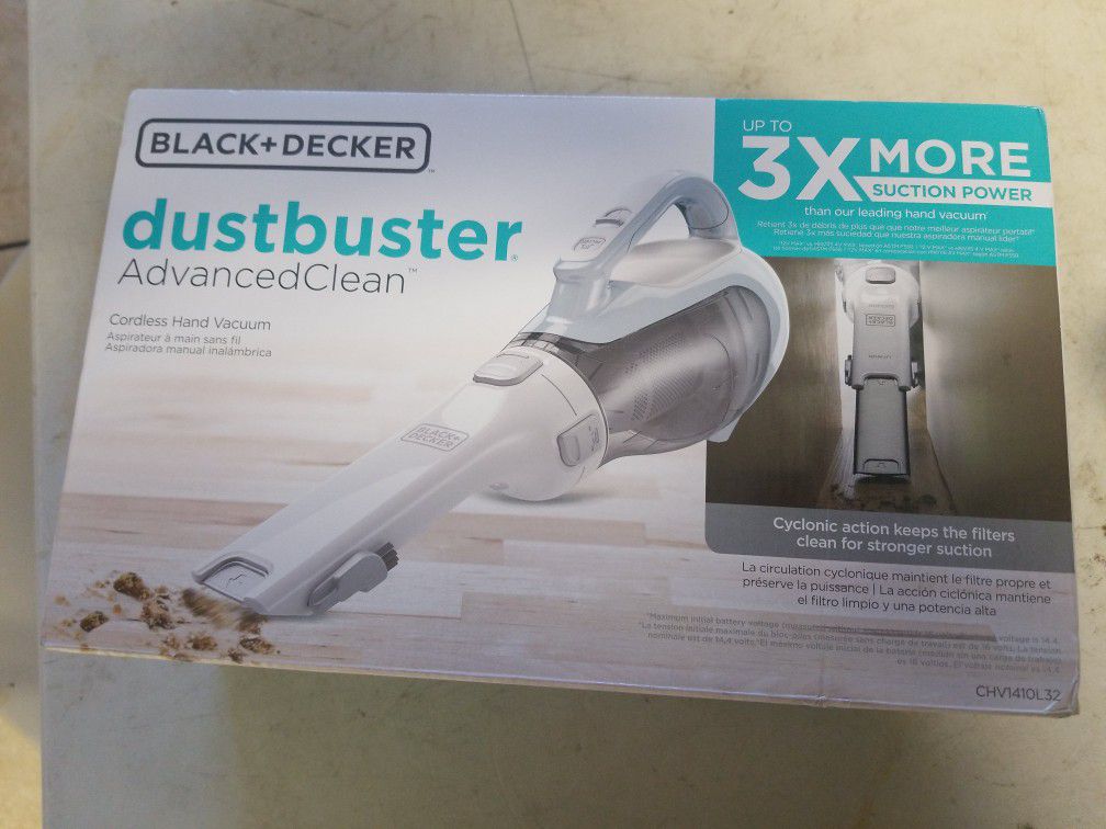 Black and decker cordless handheld vacuum