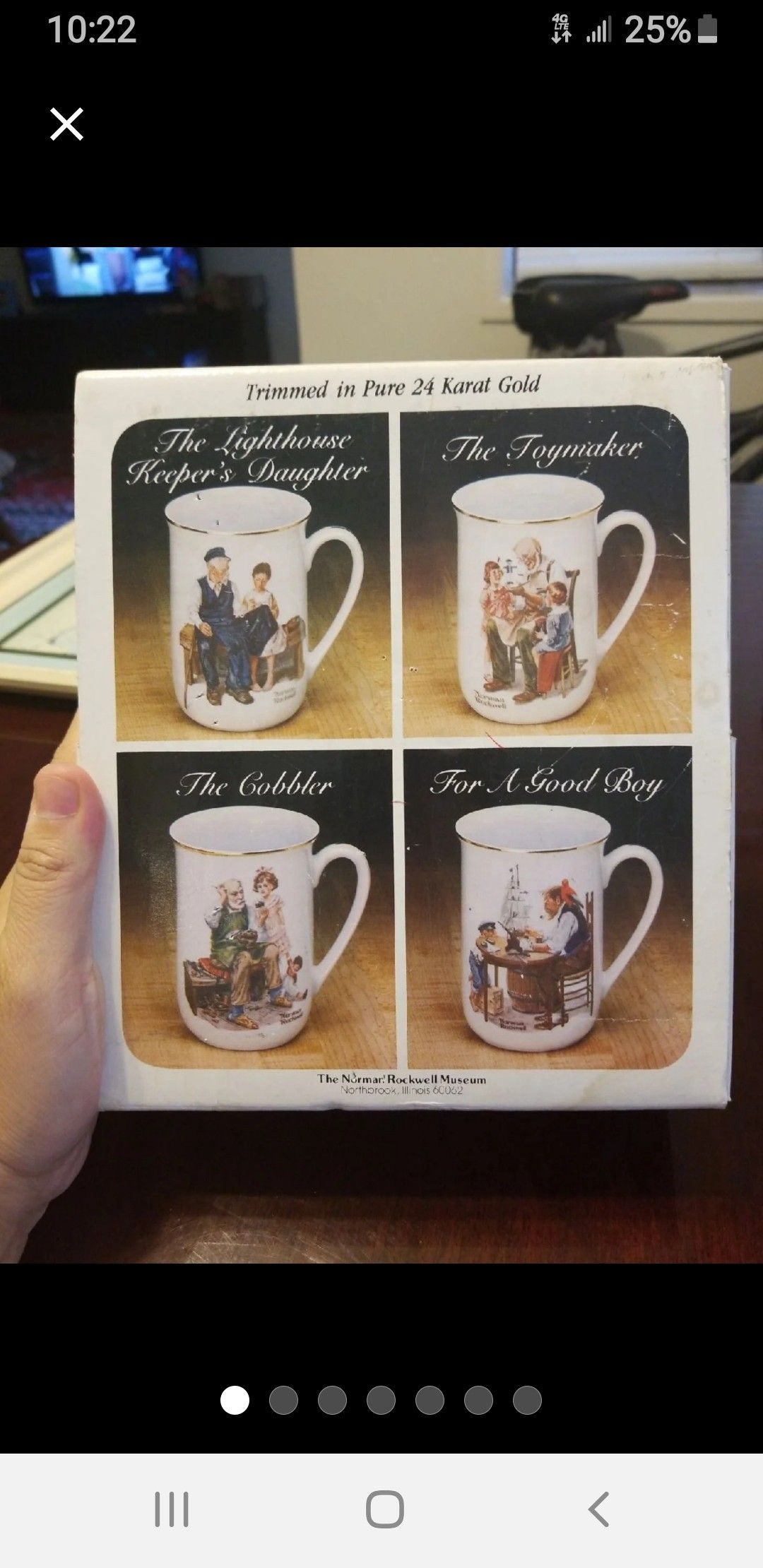 Mug collection by Norman Rockwell
