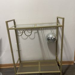 Gold Bar Cart