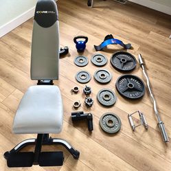 Home / Office Gym Weight Setup