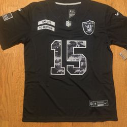 Mendoza Black Salute Men Raiders Jersey