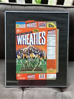 St. Louis  Rams Wheatie Box 