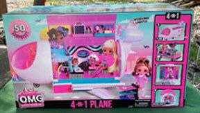 New, Firm, LOL Surprise OMG Plane 4-in-1 Playset White With 50 Surprises Vehicle  