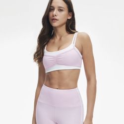 LunaAiry™ Contrast Layered Bra - Pink (M)