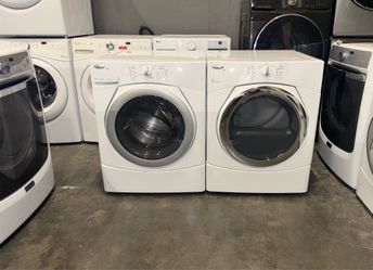 WHIRLPOOL LARGE CAPACITY WASHER DRYER ELECTRIC SET FREE DELIVERY