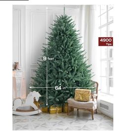 Blue Spruce Christmas Tree 9FT Artificial Christmas Tree