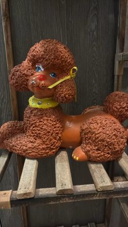 Ornament Poodle Brown