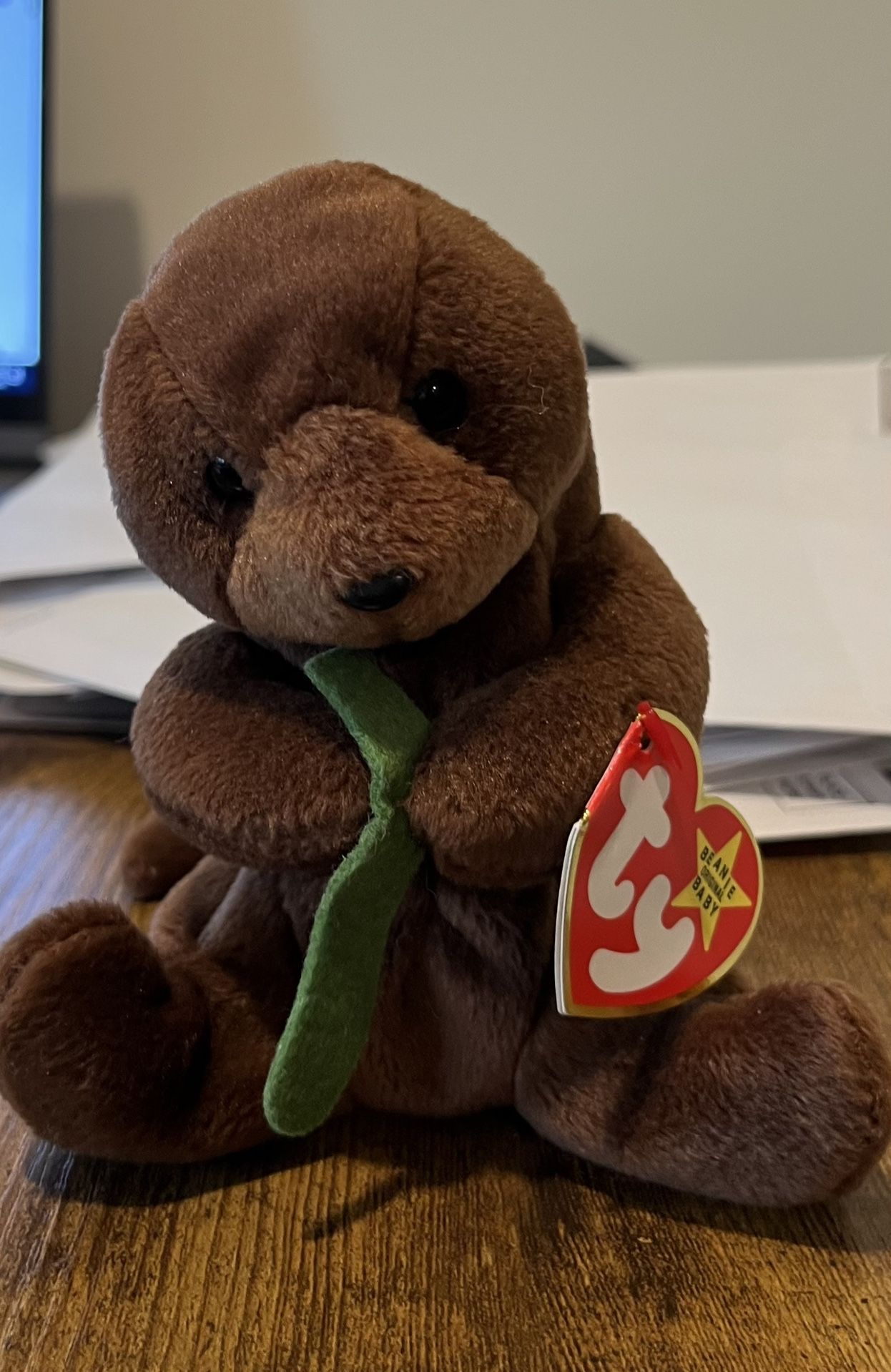 TY Original Beanie Baby Seaweed Style 4080