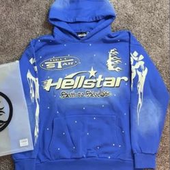 Blue Hellstar hoodie 