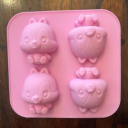 Disney Chip And Dale Silicone Candy Chocolate Soap Mold
