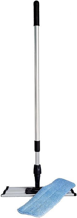 Microfiber Dust Mop with Telescoping Extendable Handle. Great For Many Surfaces Including Hardwood, Laminate and Tile Flooring. Condition is New.