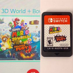Super Mario 3D World + Bowser's Fury - Nintendo Switch Cartridge Only