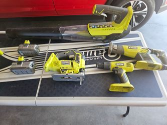 Ryobi 18 volt battery tools