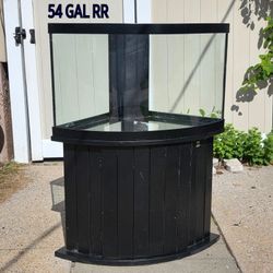 54 Gal Reef Ready Corner Fish Tank 