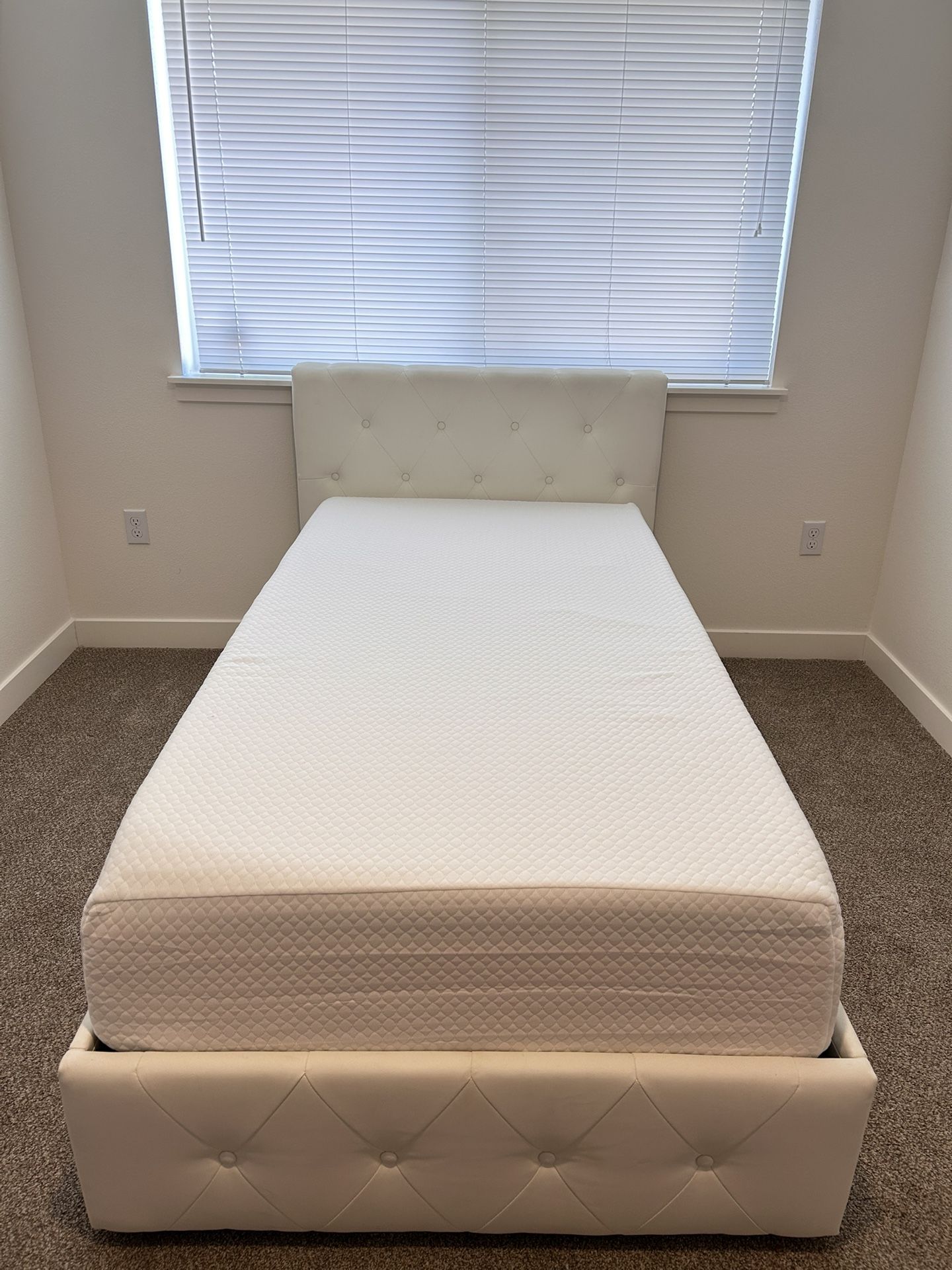 Twin Bed Frame With Mattress