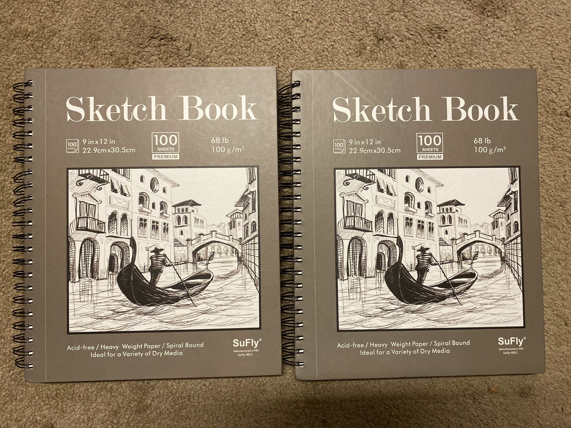 Set Of 2 Sketch Books