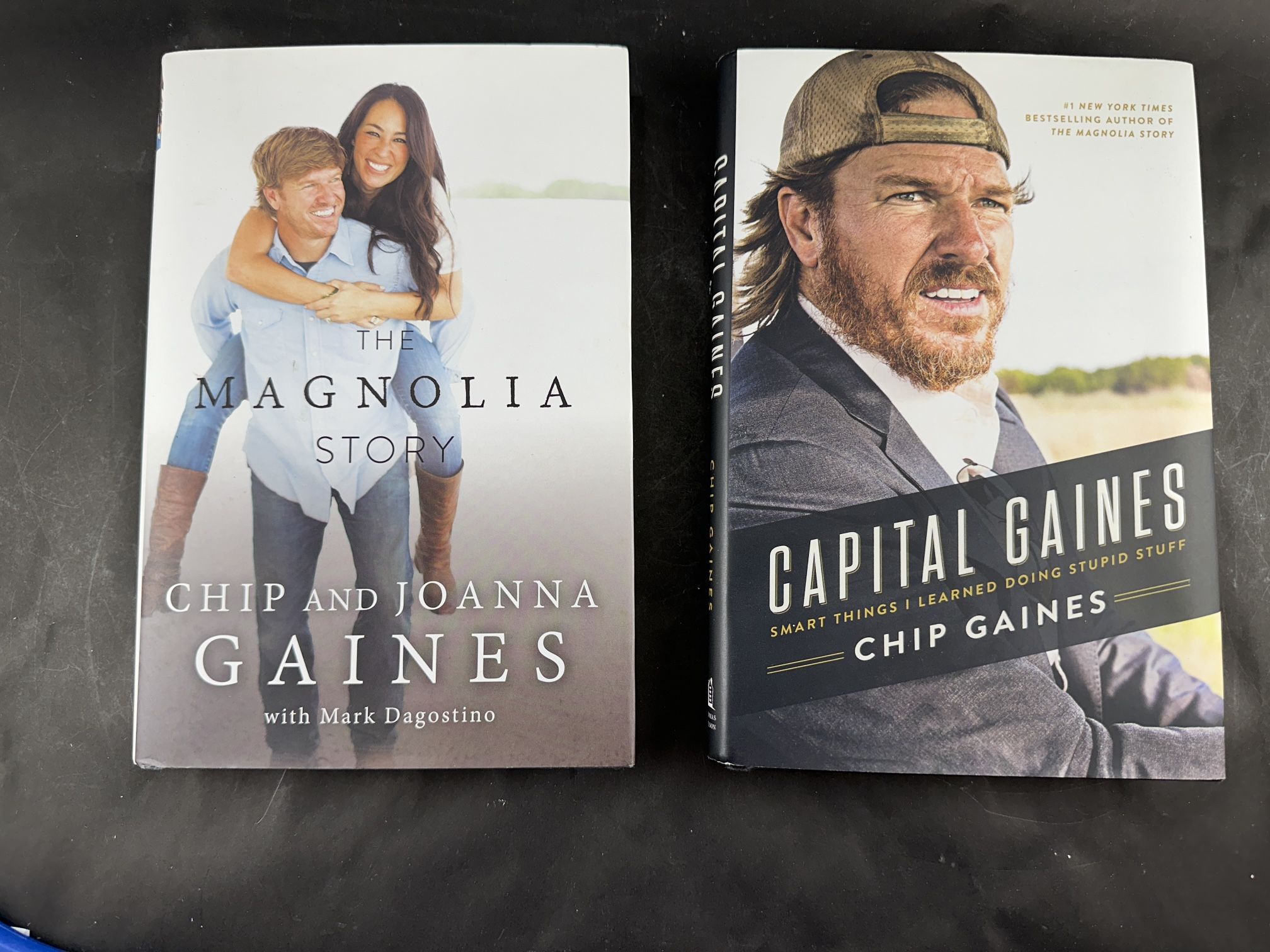 Lot Of 2 Books: “The Magnolia Story” & “Capital Gaines”--Chip & Joanna Gaines—Hardcover & Jacket