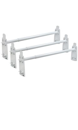 Heavy Duty 3 Bar Roof Ladder Rack For Van Adjustable Steel For GMC SAVANA