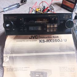 Vtg JVC RX250 CASSETTE 