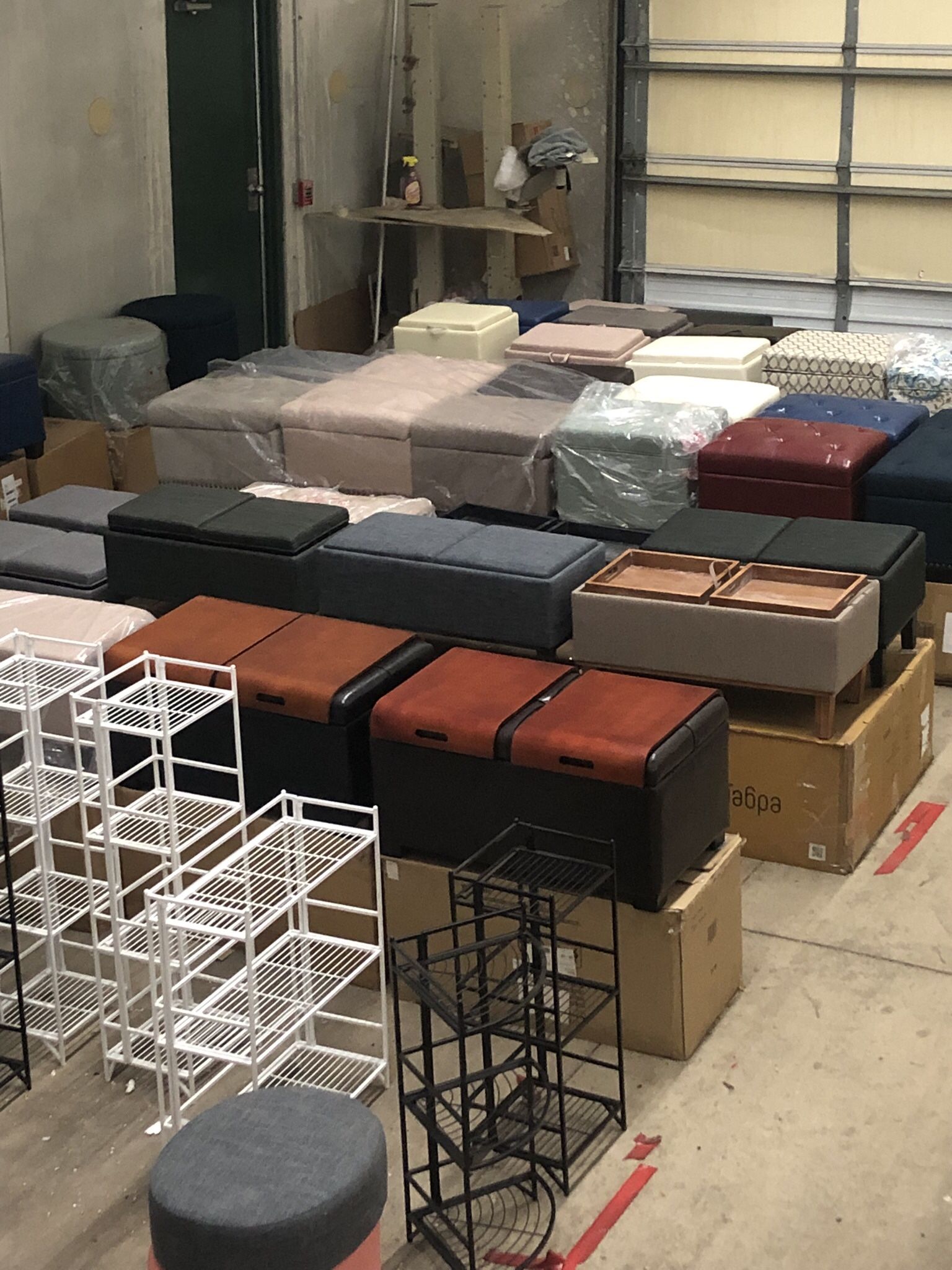 Ottoman Blowout - BRAND NEW- Spring Cleaning Photography Samples, Display, Closeouts, Etc 