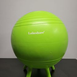 Balance Ball Seat with Legs - Green