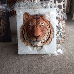 Still In Box, New.  Cermadek Tiger Wall Mount.  