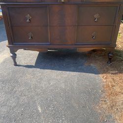 Antique Dresser W/mirror