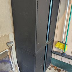 Hart 72" Metal Cabinet In Black