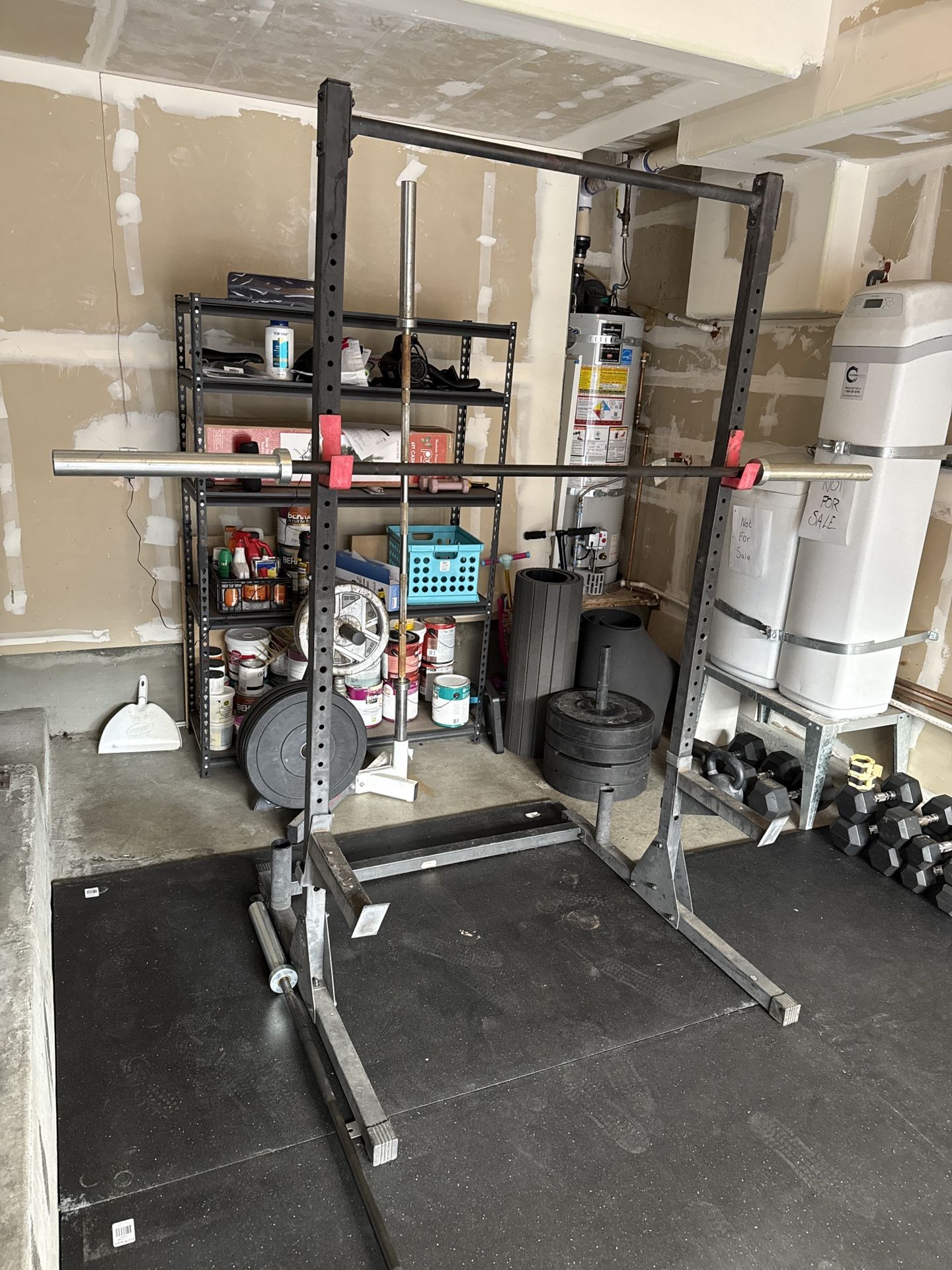 Pull Up Rig And Barbell 45lb