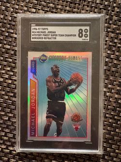 Michael jordan refractor Sgc 8