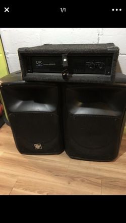 $1200 Dj SOUND COMPLETE with all Wires and Amp