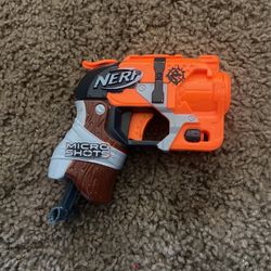 Nerf Micro Shots Series 1 Zombie Strike Hammershot Blaster in Orange