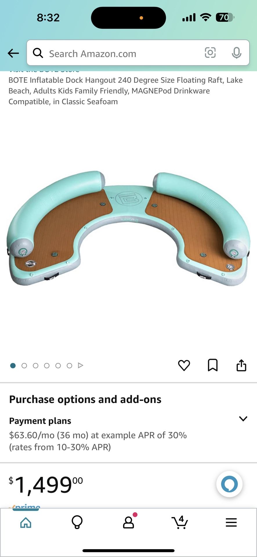 Bote Hangout 240 Inflatable Dock