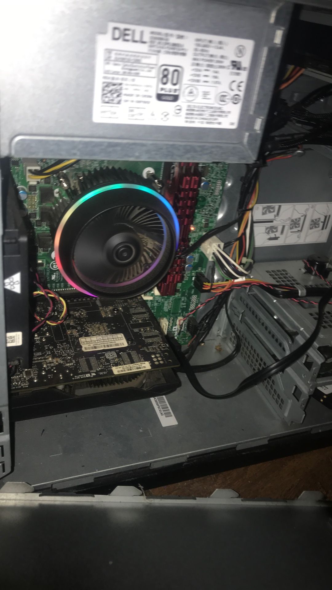 Dell 3020 Pc With 476Gb 750 Ti Graphics Card And Onn Monitor 24 Inch 165hz 1080p