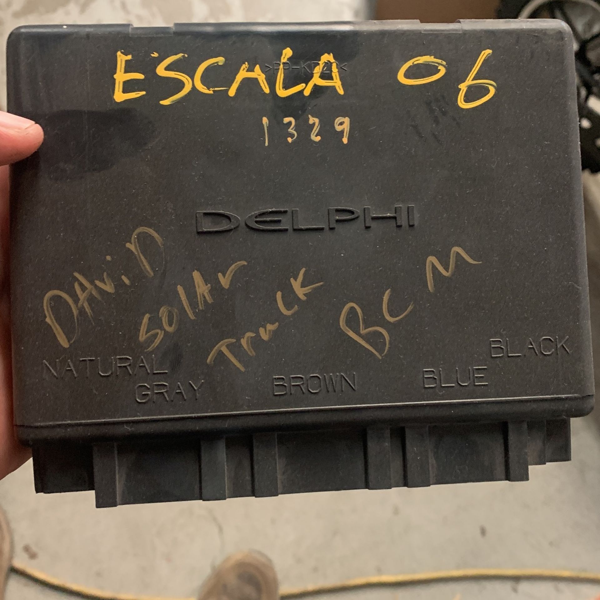 Chevy. Bcm. Delphi