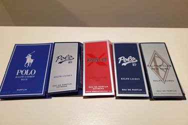 Ralph Lauren Men's Cologne Sample Lot of 5