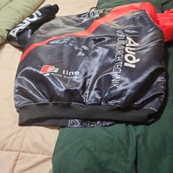 NEW MEN LARGE AUDI JACKET! VERY NICE! RARE!