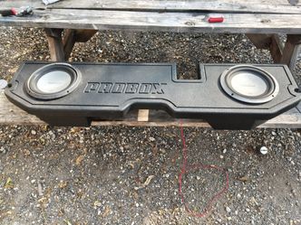 Custom Rockford Fausgate 10" speaker box