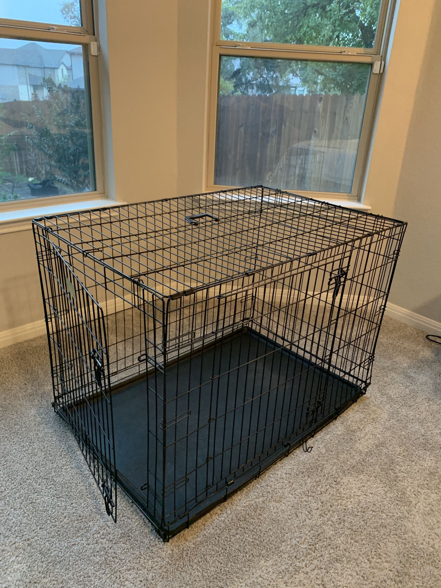 42in Large Dog Crate Double Door for Sale in San Antonio, TX OfferUp