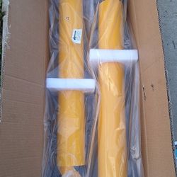 NIB (2) Safety Bollard, 36" x 4.5" Steel