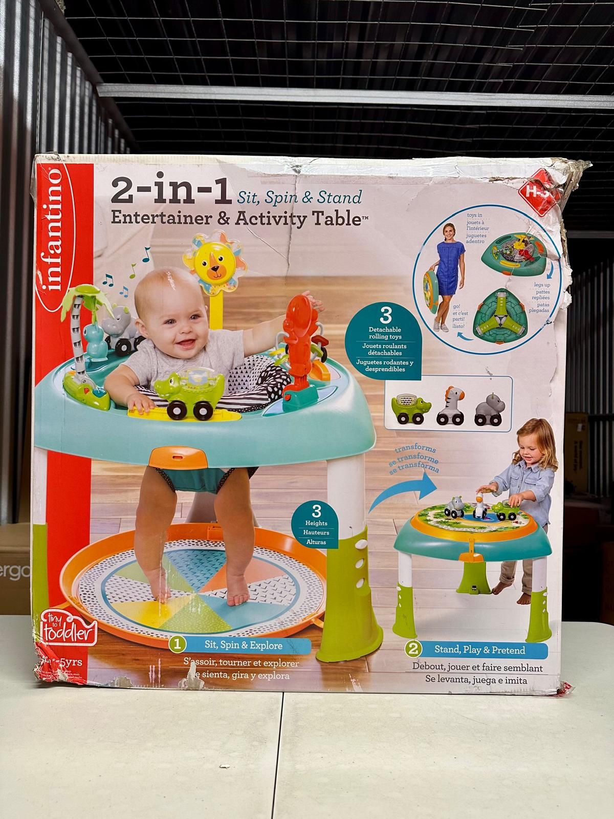 Infantino Sit, Spin & Stand Entertainer 360 Seat and Activity Table