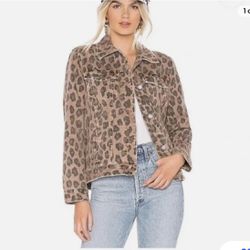 Women’s Cheetah Jean Jacket 