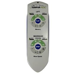 OEM Tempur-Pedic RC-WM-101 Advanced Ergo Remote Head Foot Massage	- TESTED
